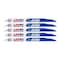 Irwin Lenox DEMOWOLF 12 in. Bi-Metal WAVE EDGE Reciprocating Saw Blade 10 TPI 5 pk LXAR1250R - alternate 1